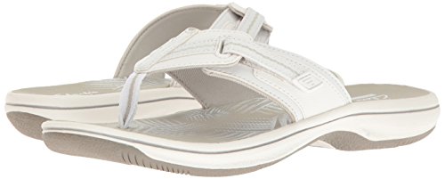 clarks jazz flip flops