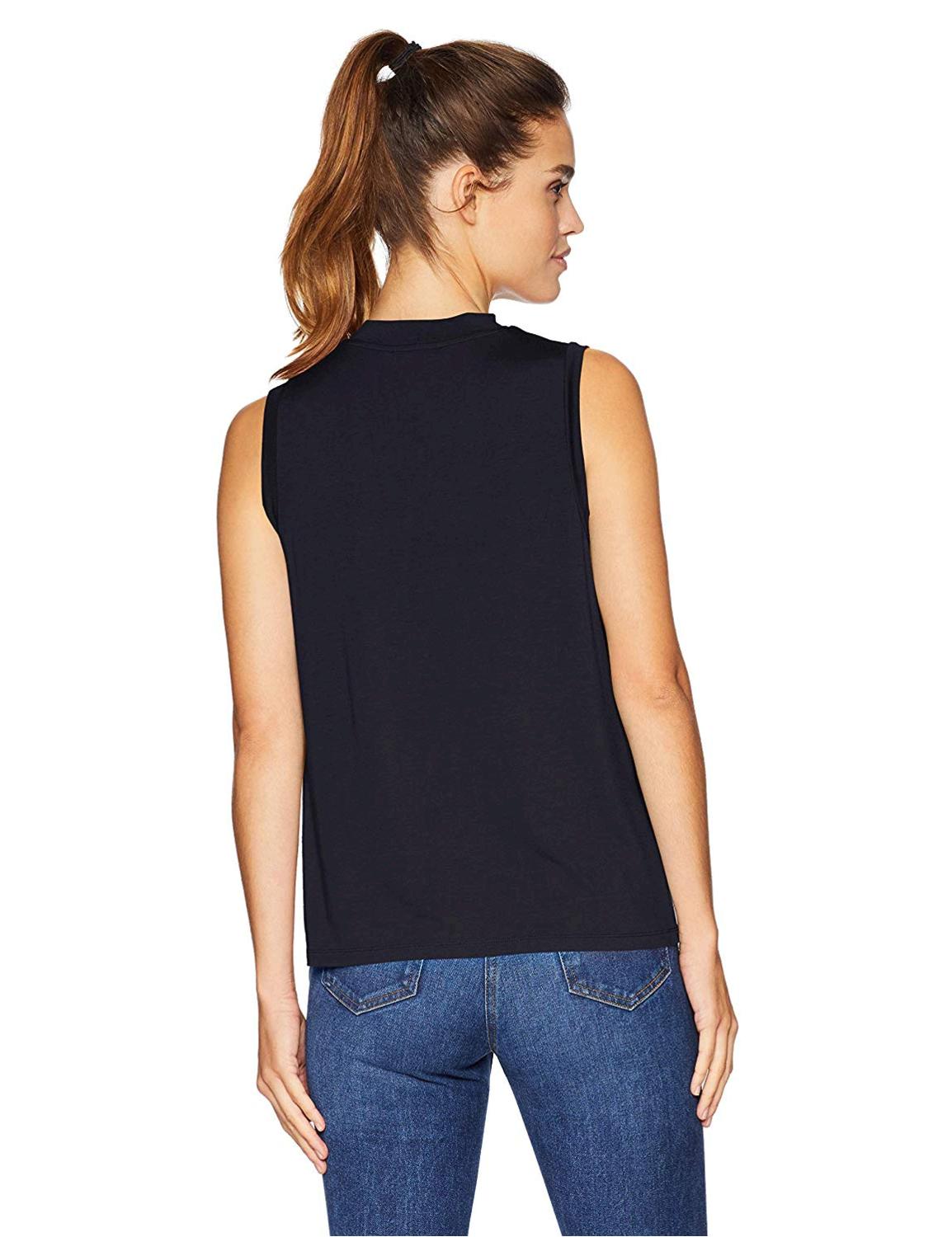 Download Daily Ritual Women's Jersey Sleeveless Boxy Mock-Neck ...