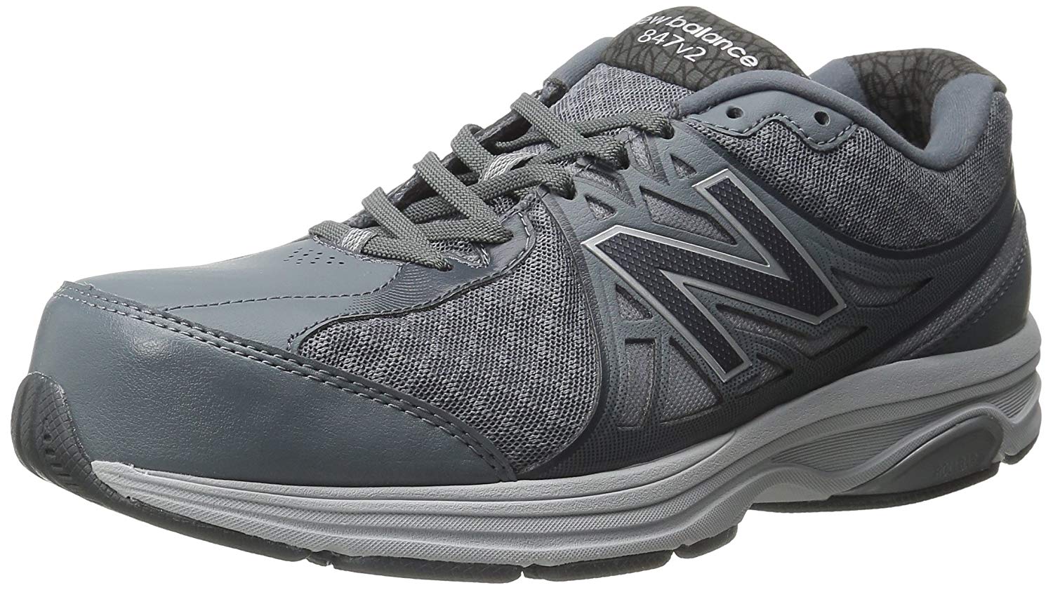 New Balance Mens MW847BK2 Low Top Lace Up Walking Shoes