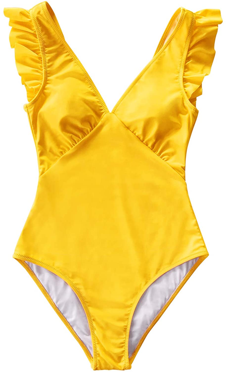 cupshe yellow one piece