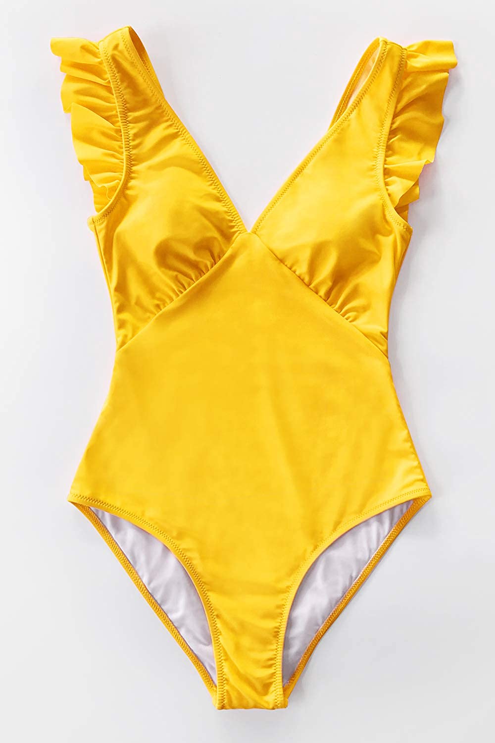 cupshe yellow one piece