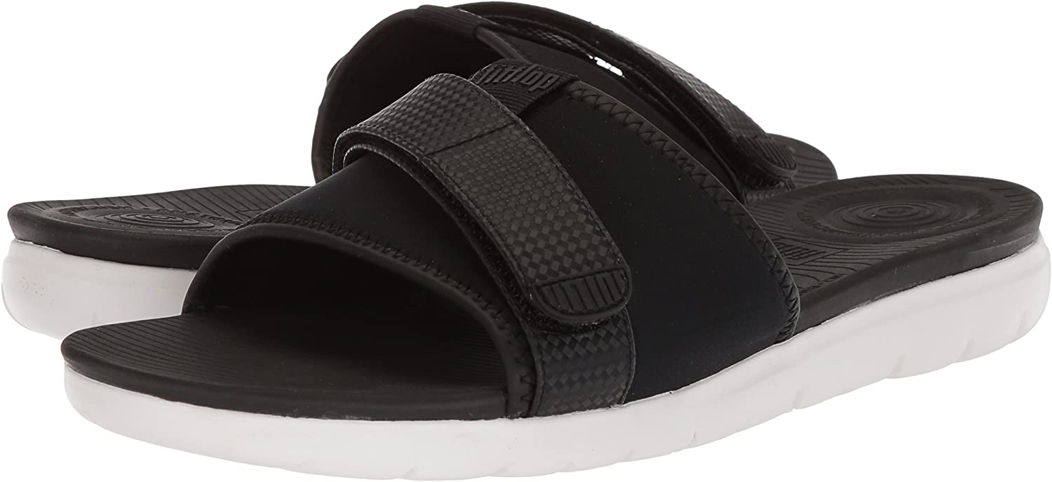 FitFlop Womens Neoflex Slide Sandals, Black Mix, Size 8.0 9oK5 | eBay