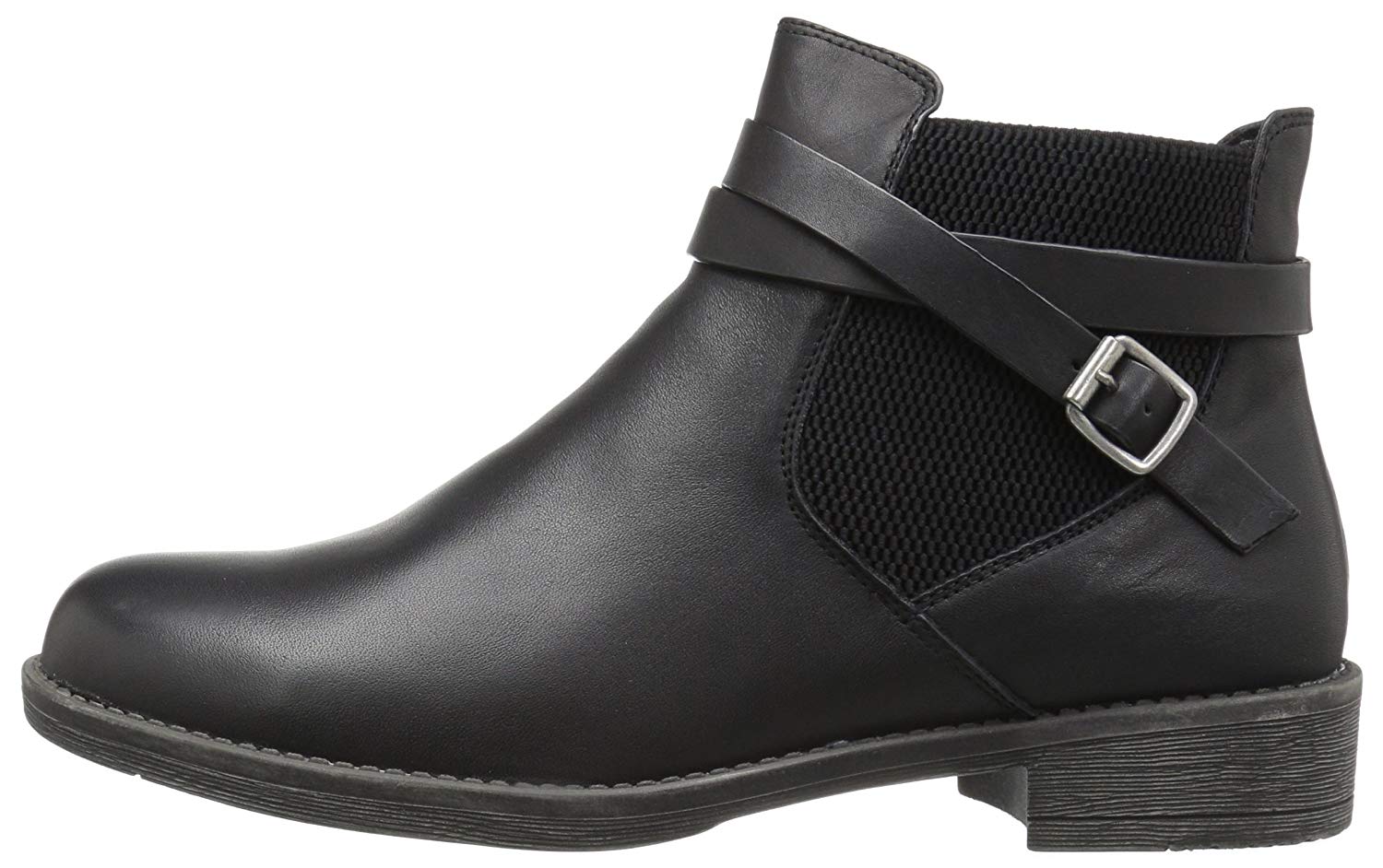 Propét Womens Tatum Leather Closed Toe Ankle Fashion Boots, Black, Size ...