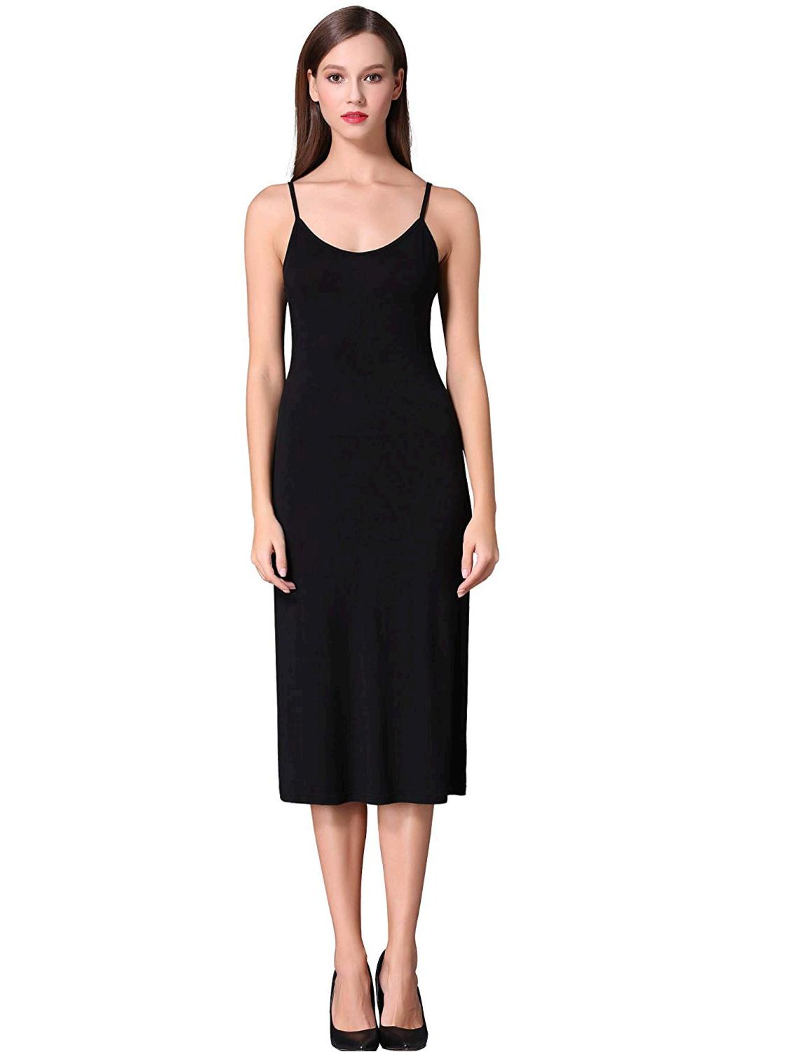 black maxi waist slip