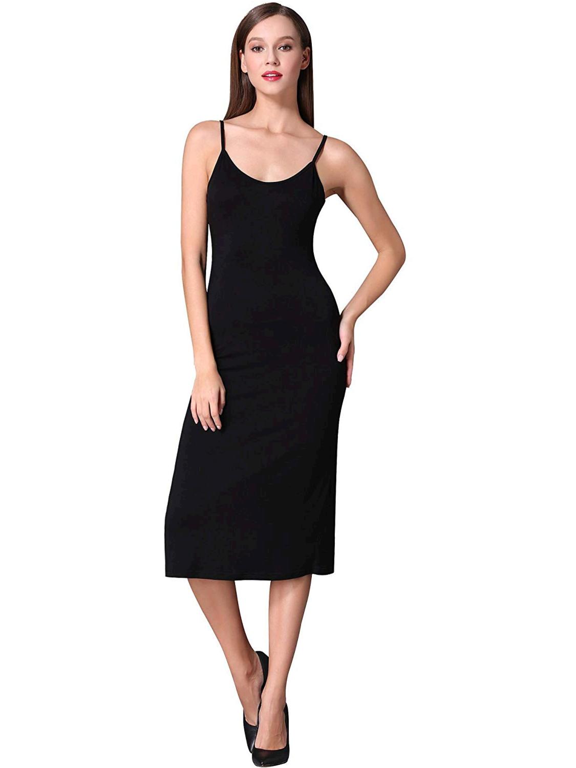 black maxi waist slip
