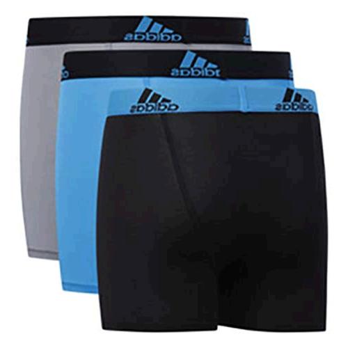 adidas Youth Kids-Boy's Performance Boxer Briefs Underwear, Black, Size ...