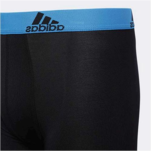 adidas Youth Kids-Boy's Performance Boxer Briefs Underwear, Black, Size ...