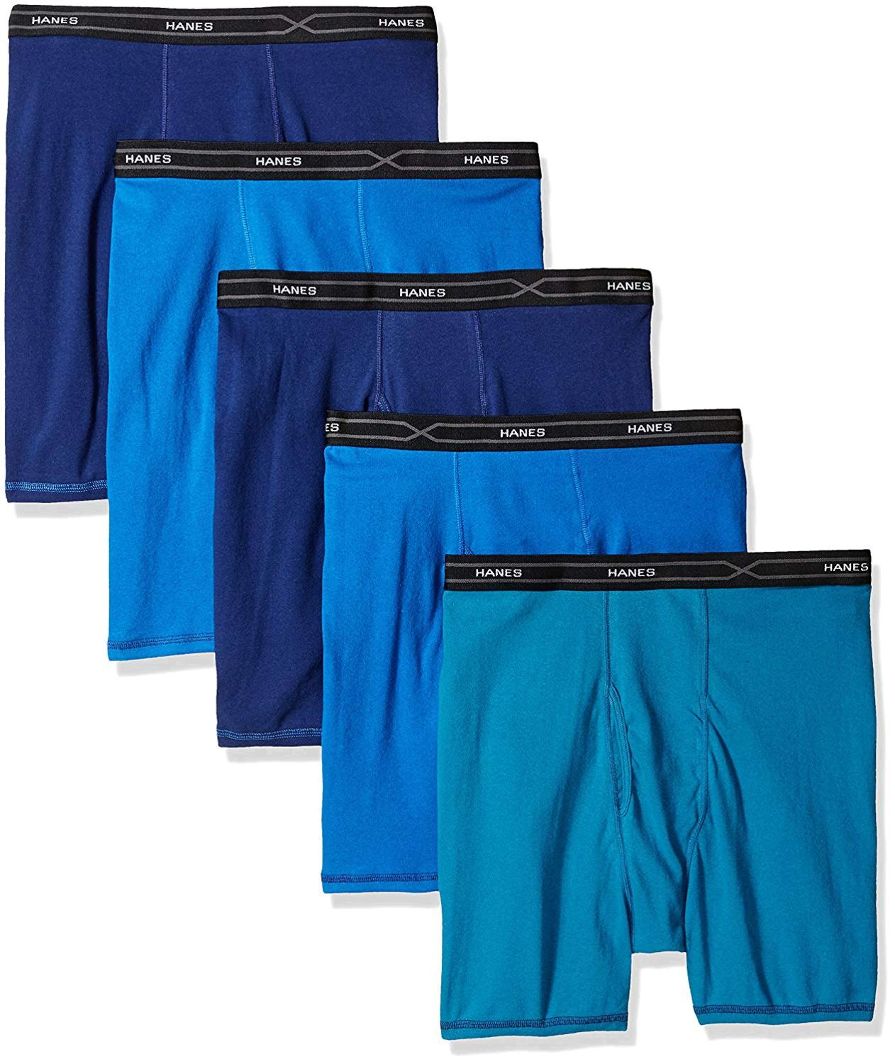 Hanes Men's 5Pack XTemp Comfort Cool Assorted Boxer, Assorted, Size