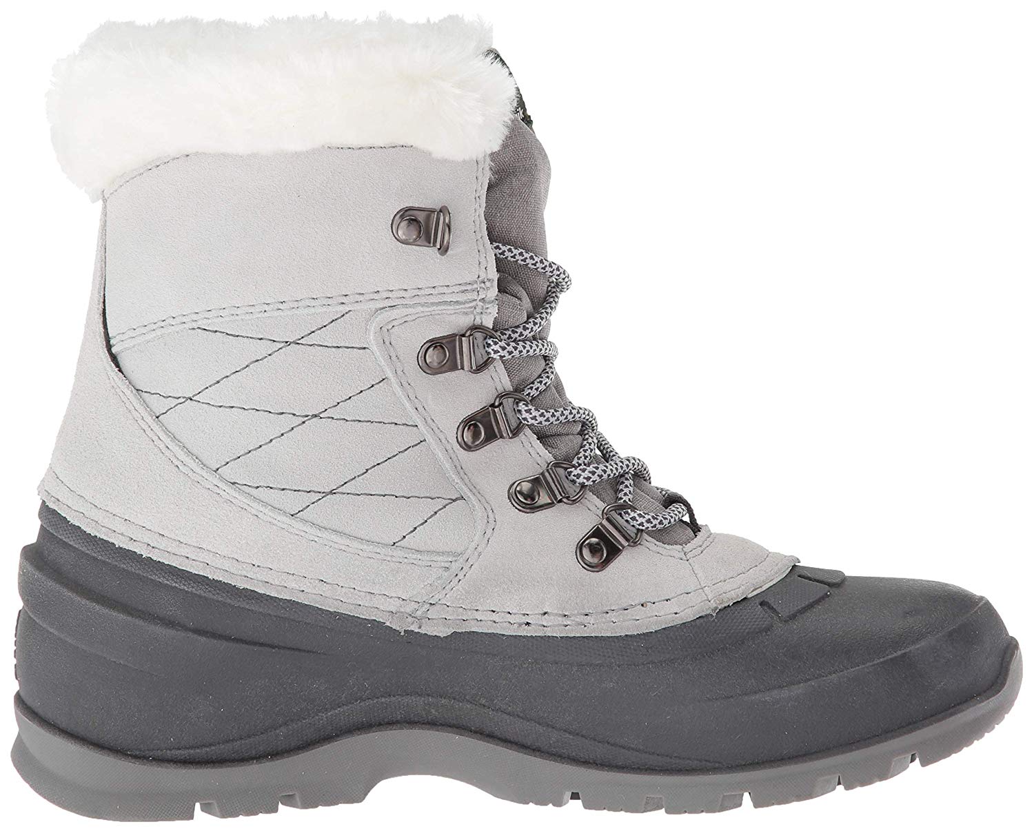 light grey winter boots