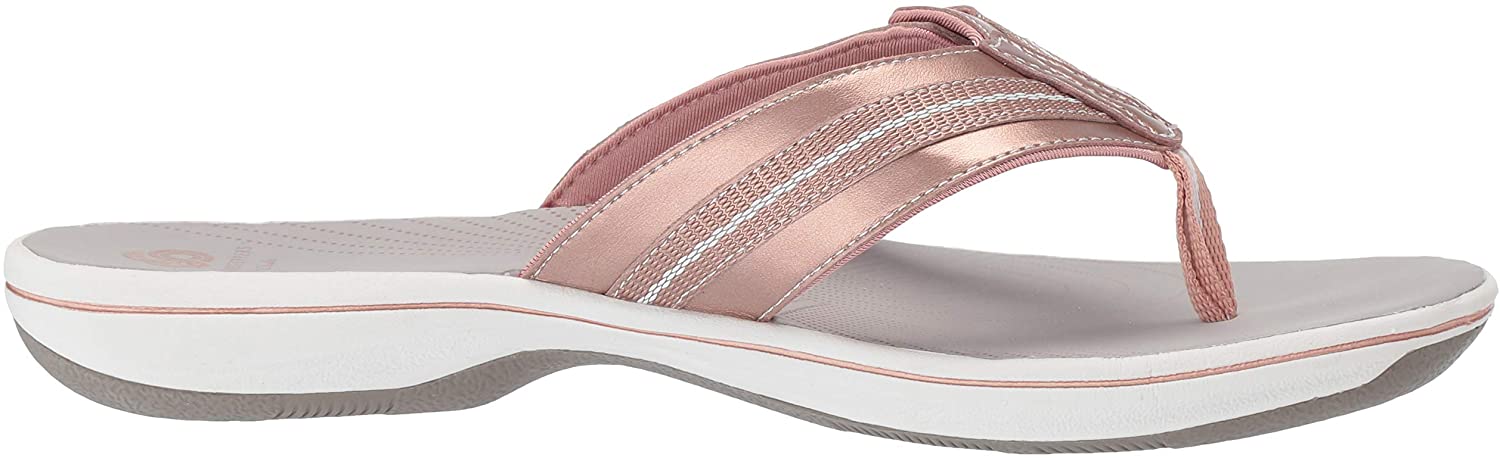 Womens ClarksÂ® Brinkley Jazz Cloudsteppersâ¢ Flip Flops Size