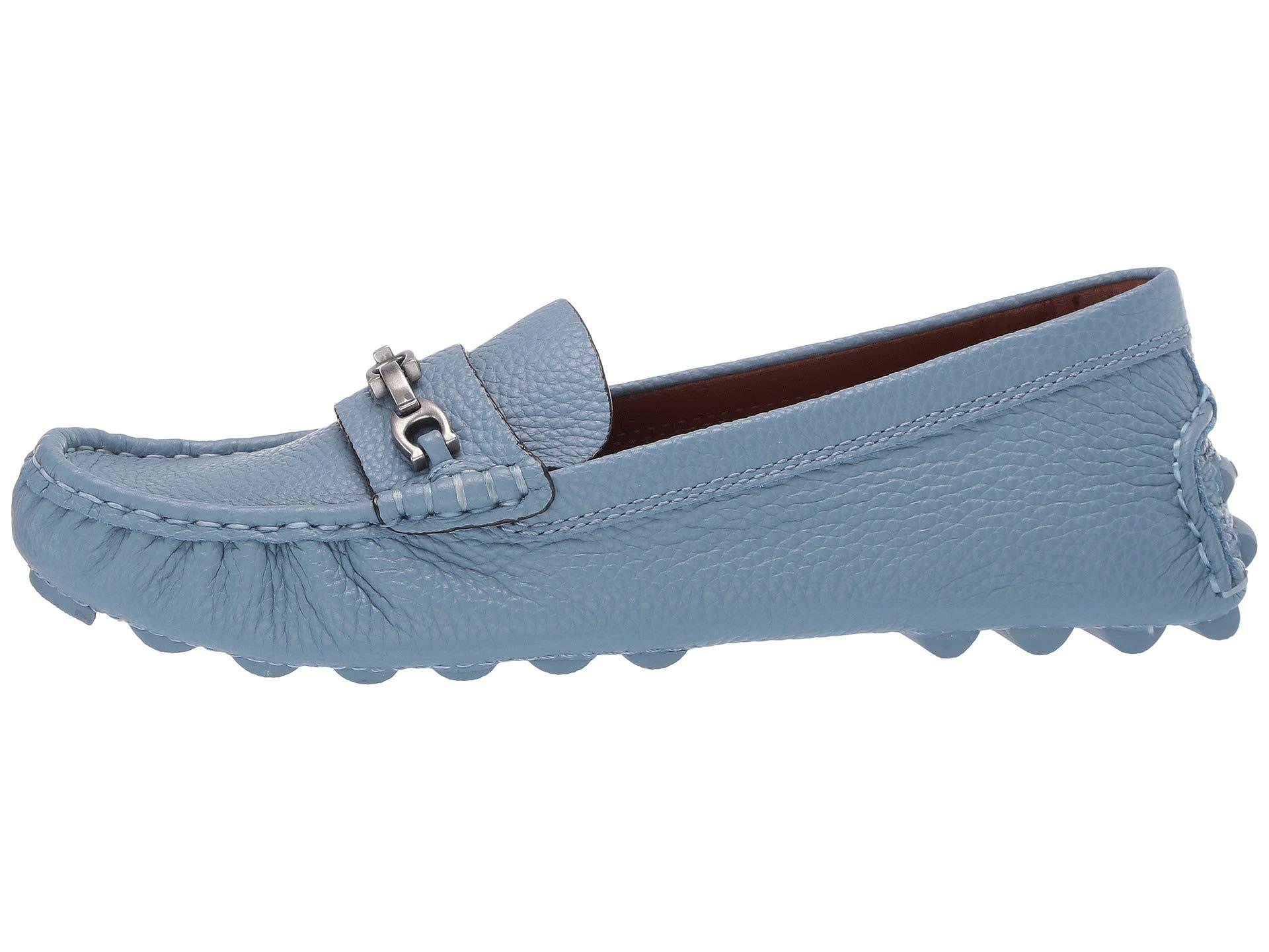 coach leather loafers womens