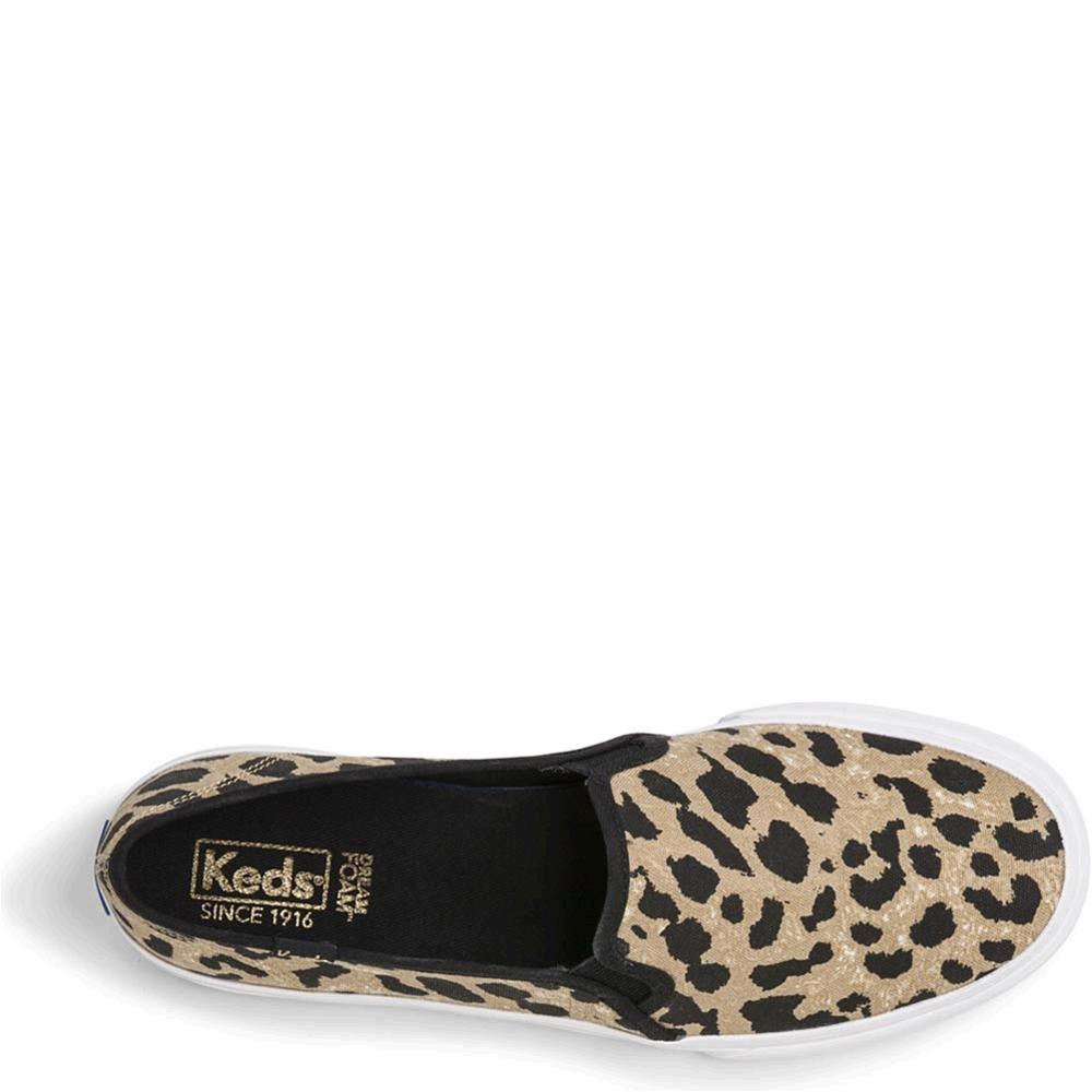 keds double decker mule leopard