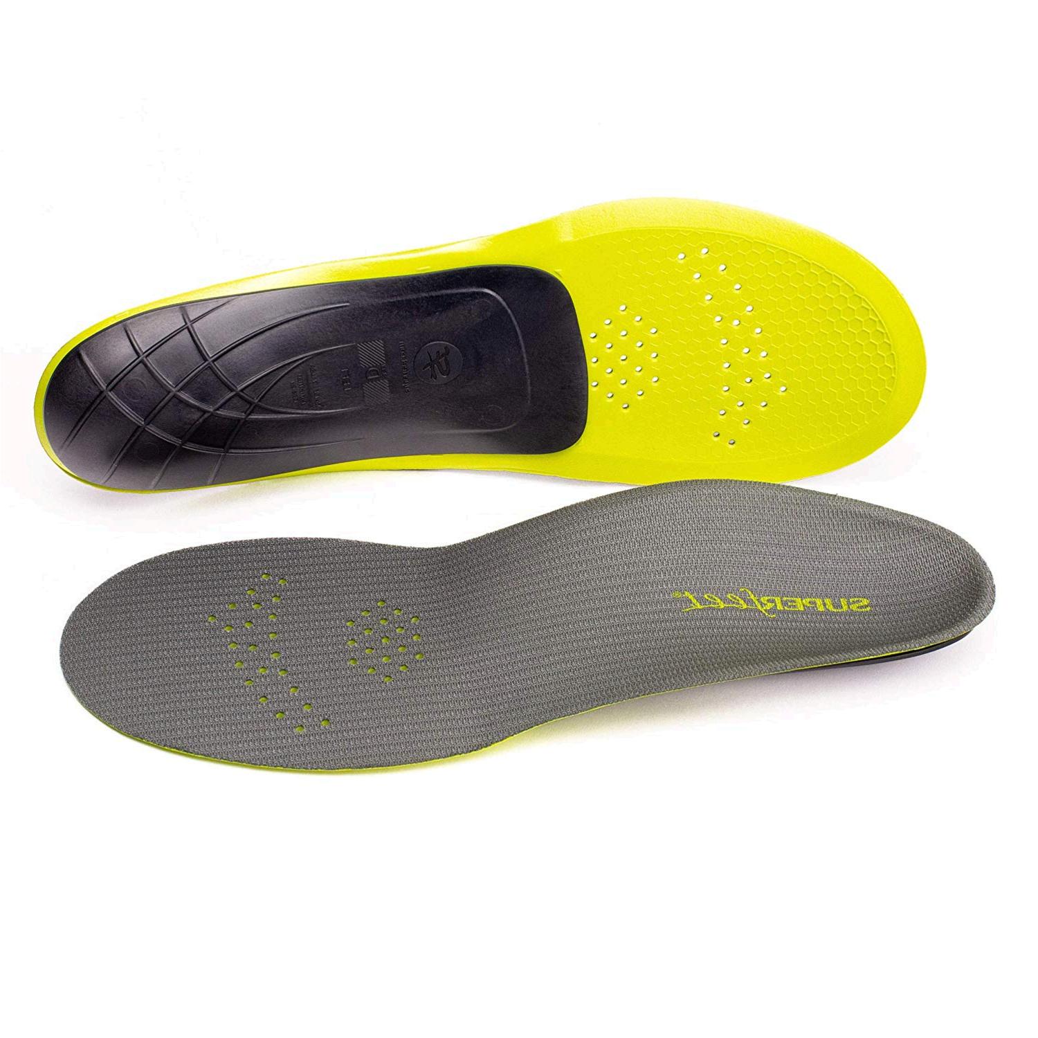 Superfeet CARBON, Thin and Strong Insoles for Pain Relief in, Gray