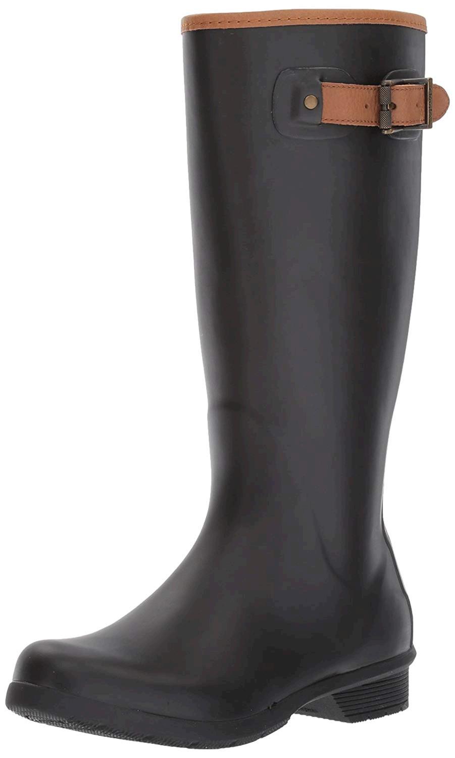 Chooka Women's Tall Memory Foam Rain Boot, Black, Size 9.0 Fp7K | eBay