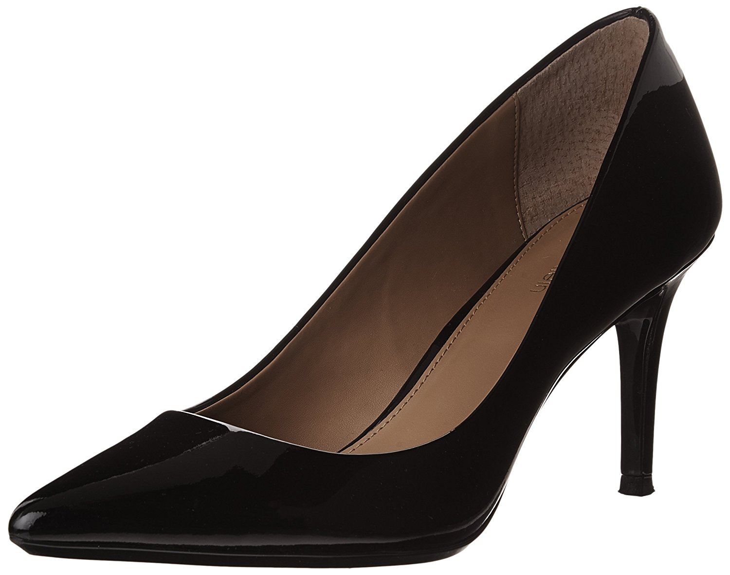 calvin klein gayle patent pumps