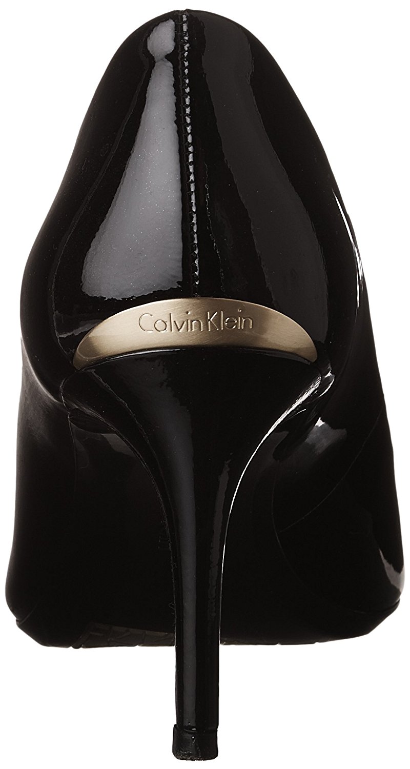 calvin klein gayle patent pumps