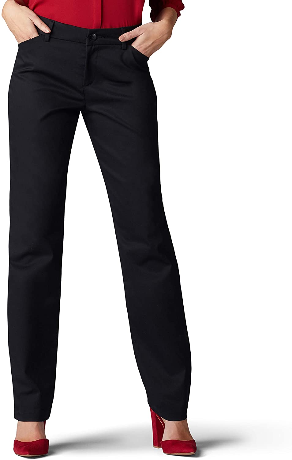 lee black pants for women