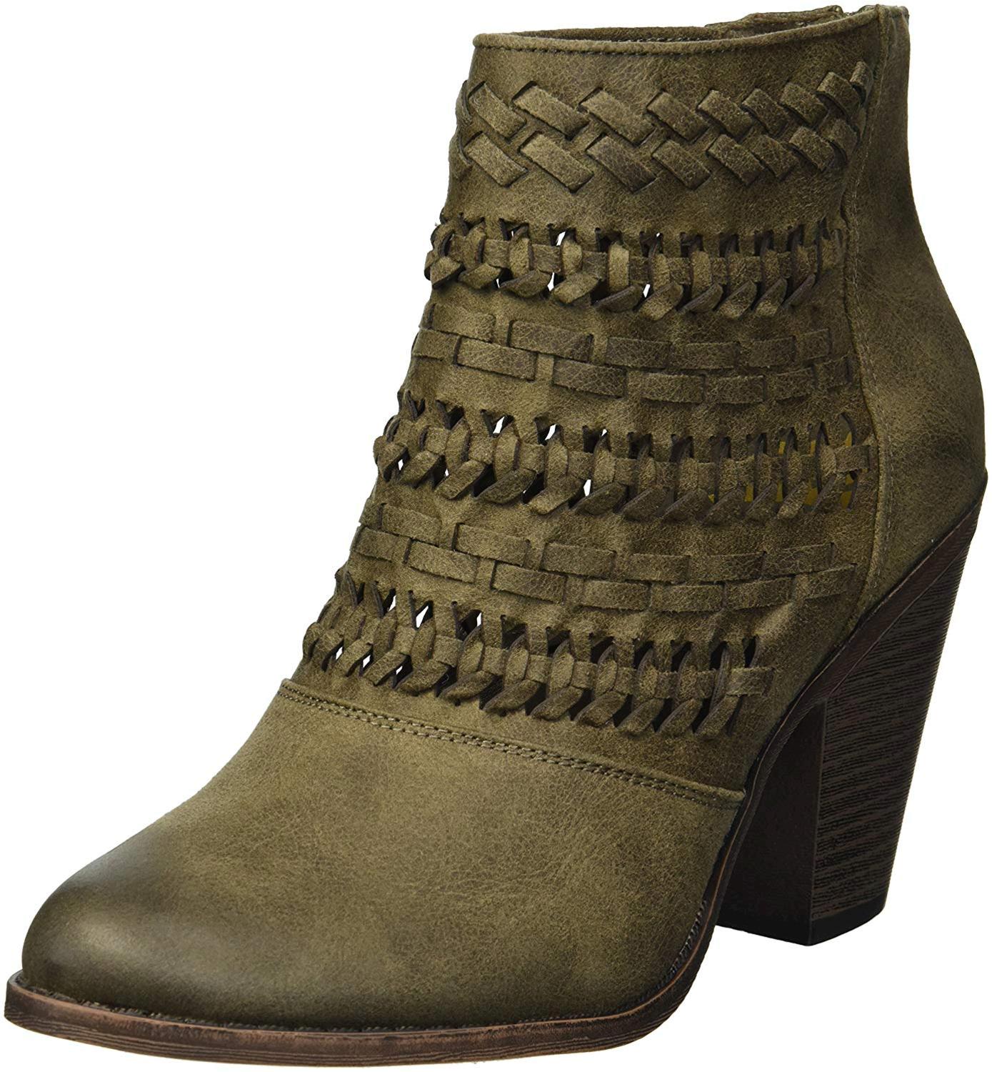 Fergalicious Women's Wanderer Ankle Boot, Olive, 10 M US, Olive, Size ...