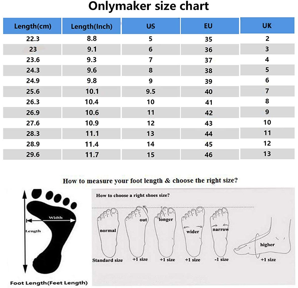 Onlymaker Women's Sexy Pointed Toe High Heel Slip On, Zdark Blue, Size