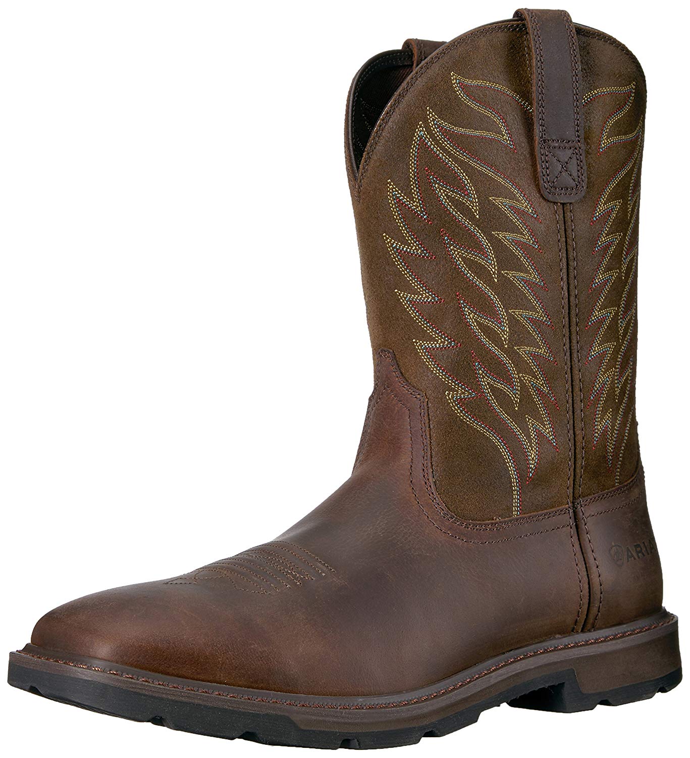 Ariat Mens 10020059 Leather Closed Toe Mid-Calf Western Boots, Brown ...