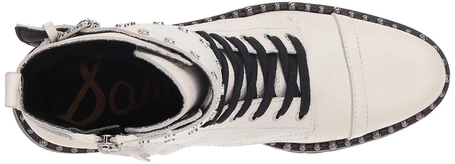 sam edelman jennifer combat boot white