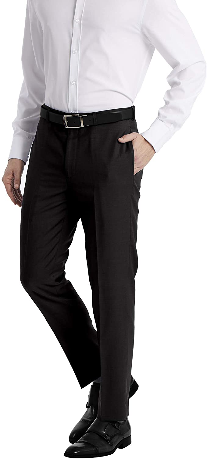 Calvin Klein Men's Slim Fit Dress Pant, Black, Size 38W x 32L Oaha