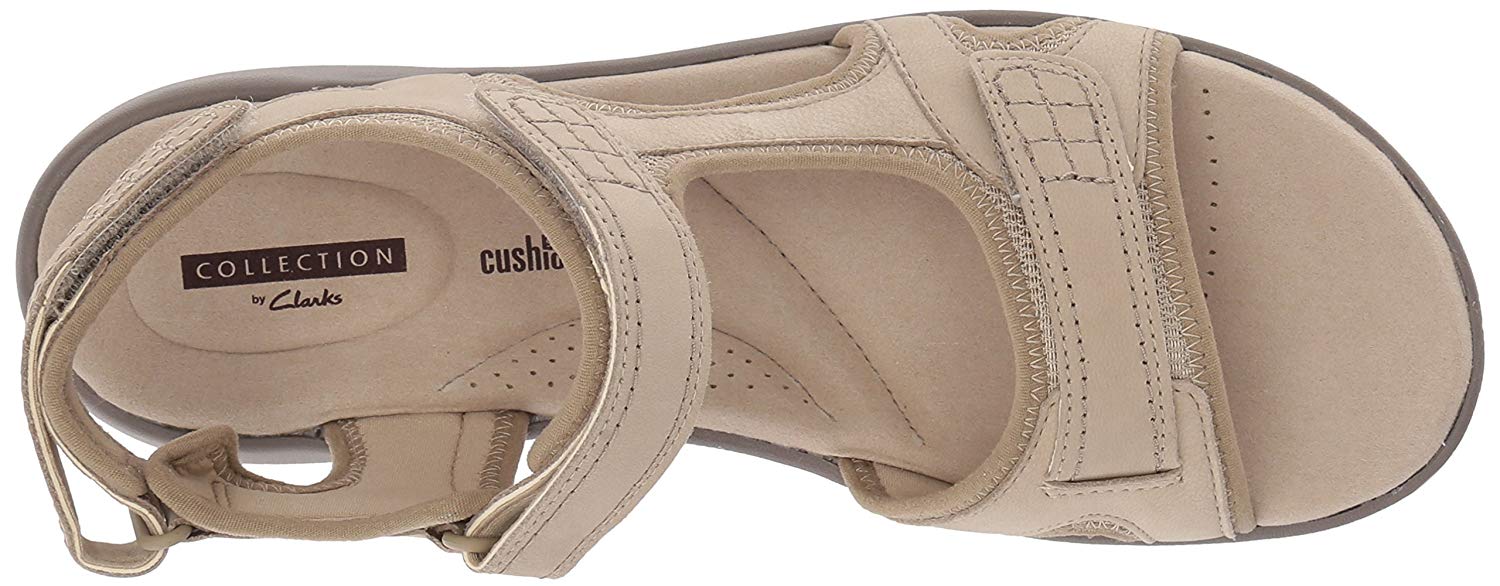 Jade Sandalias 0 arena de tamaño 10 Clarks uk us mujer Saylie 8 para Frz1Fx