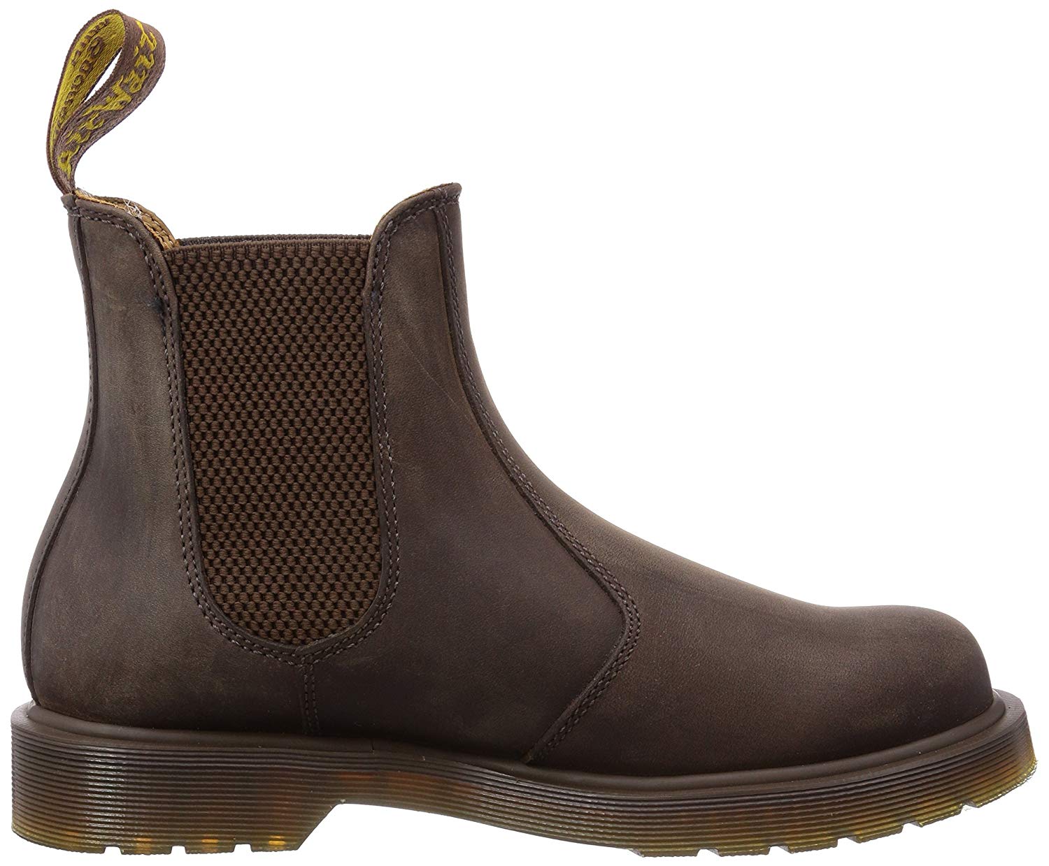 Dr. Martens Womens 2976 Crazy Horse Round Toe Ankle Chelsea, Gaucho