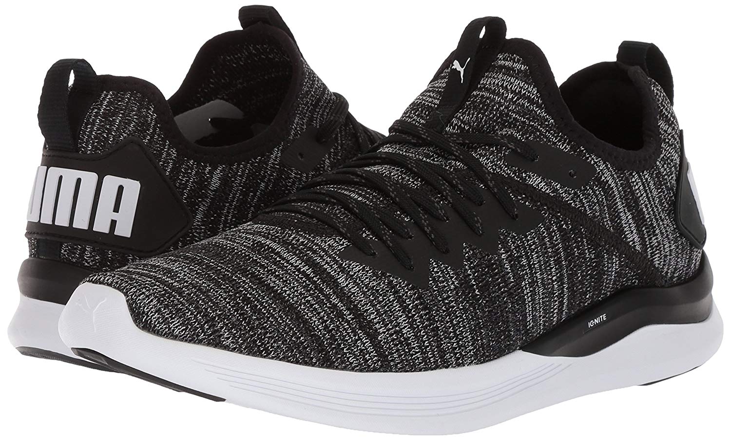 puma men's ignite flash evoknit shoes