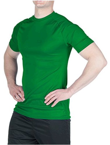WSI Microtech Short Sleeve Form fit Shirt, Kelly Green,, Kelly Green ...