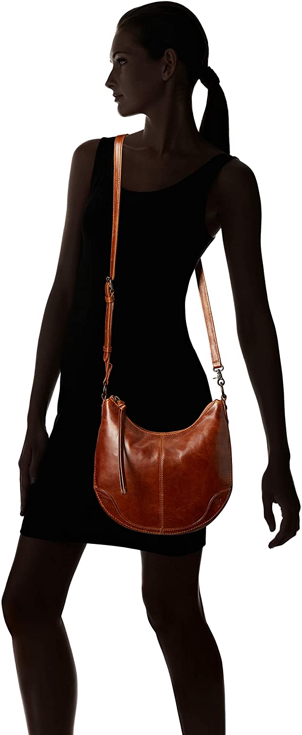 frye melissa small zip scooped hobo crossbody bag