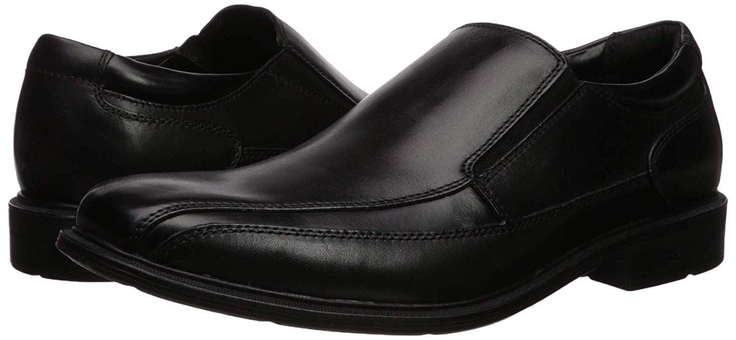 Kenneth Cole New York Men's Shoes Len Slip on Loafer Leather, Black ...