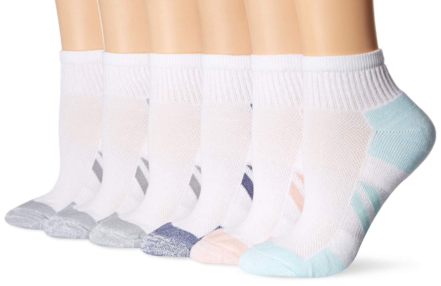 Essentials Women's 6-Pack Performance Cotton Cushioned, White, Size 8.0 |  eBay