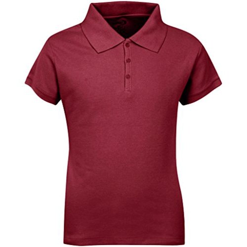 ladies burgundy polo shirt