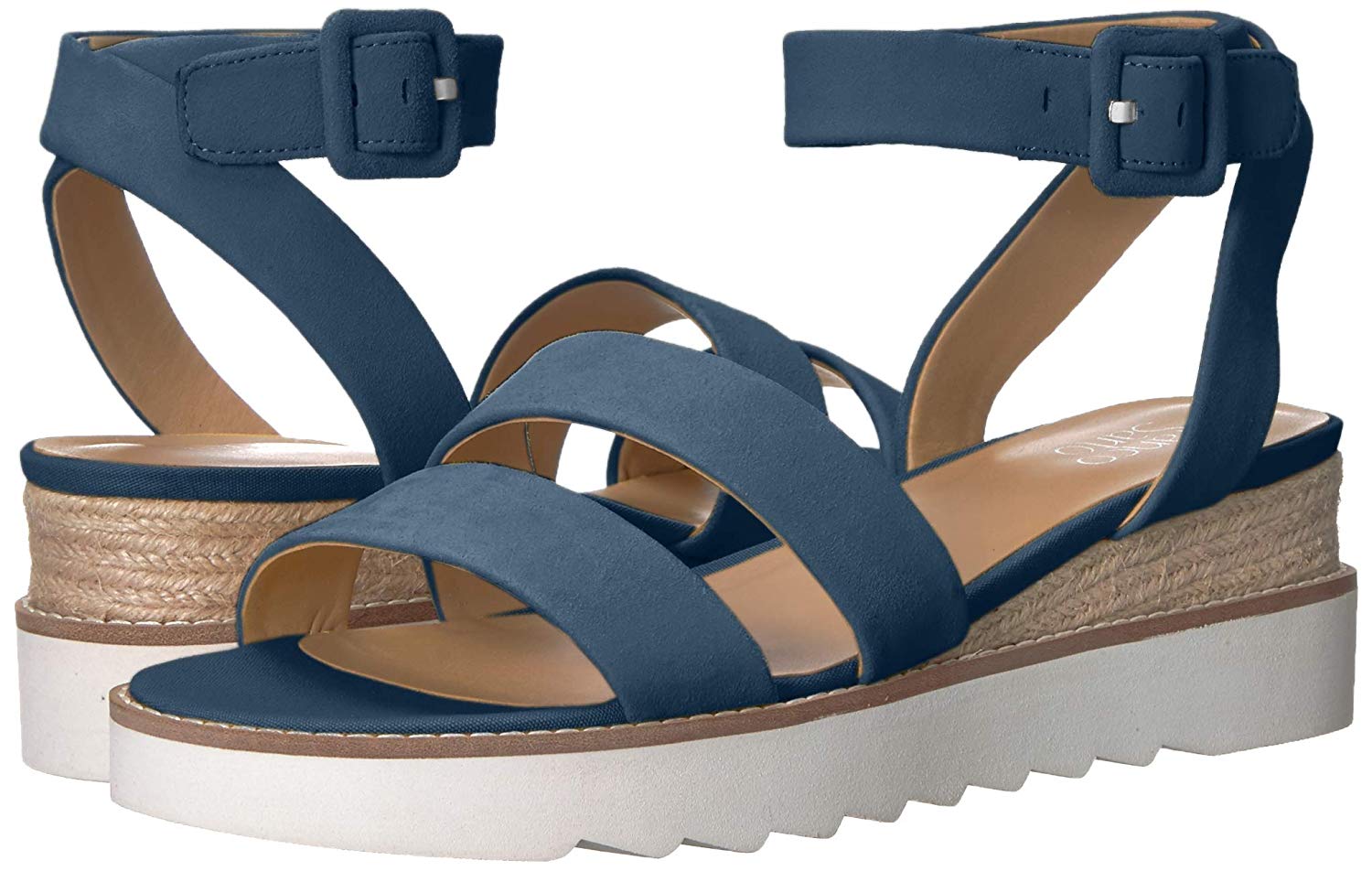franco sarto open toe flats