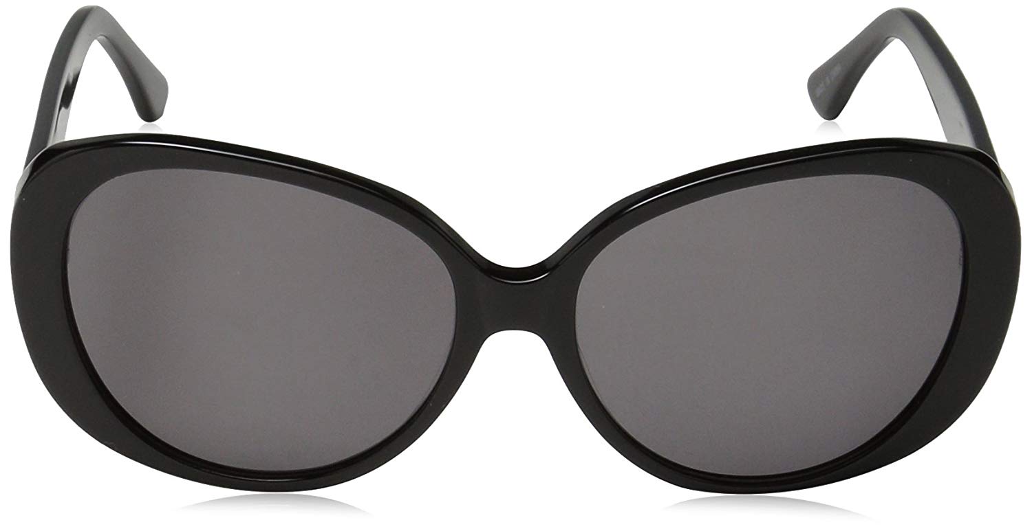 Obsidian Sunglasses for Women Fashion Oversized Round Frame, Black ...