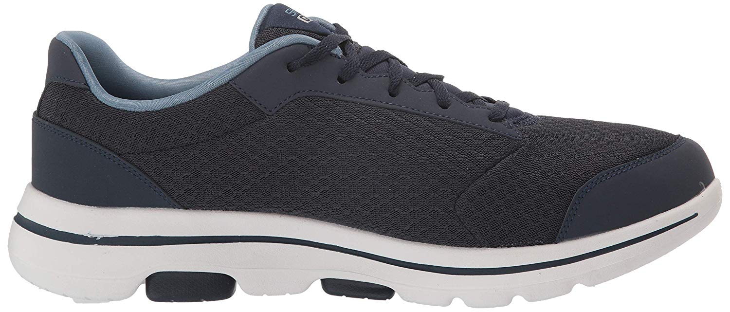 Skechers Women's Shoes Go walk 5-lucky Fabric Low Top Lace Up, Navy ...