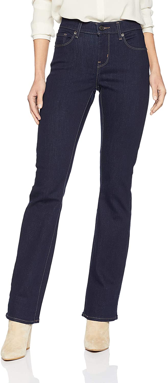 Levi's Women's Curvy Bootcut Jeans, Rinsed Indigo, Size 16.0 8xvi ...