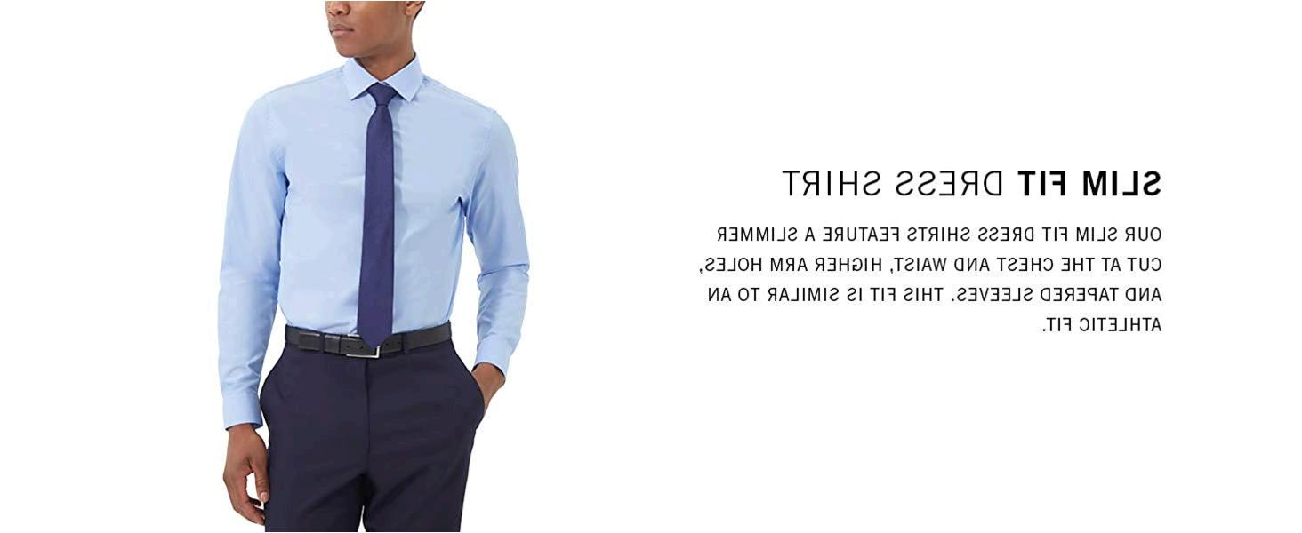 slim cut dress shirts
