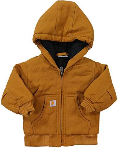 Carhartt Baby Boys' Active Quilted Flannel Lined, Carhartt Brown, Size ...