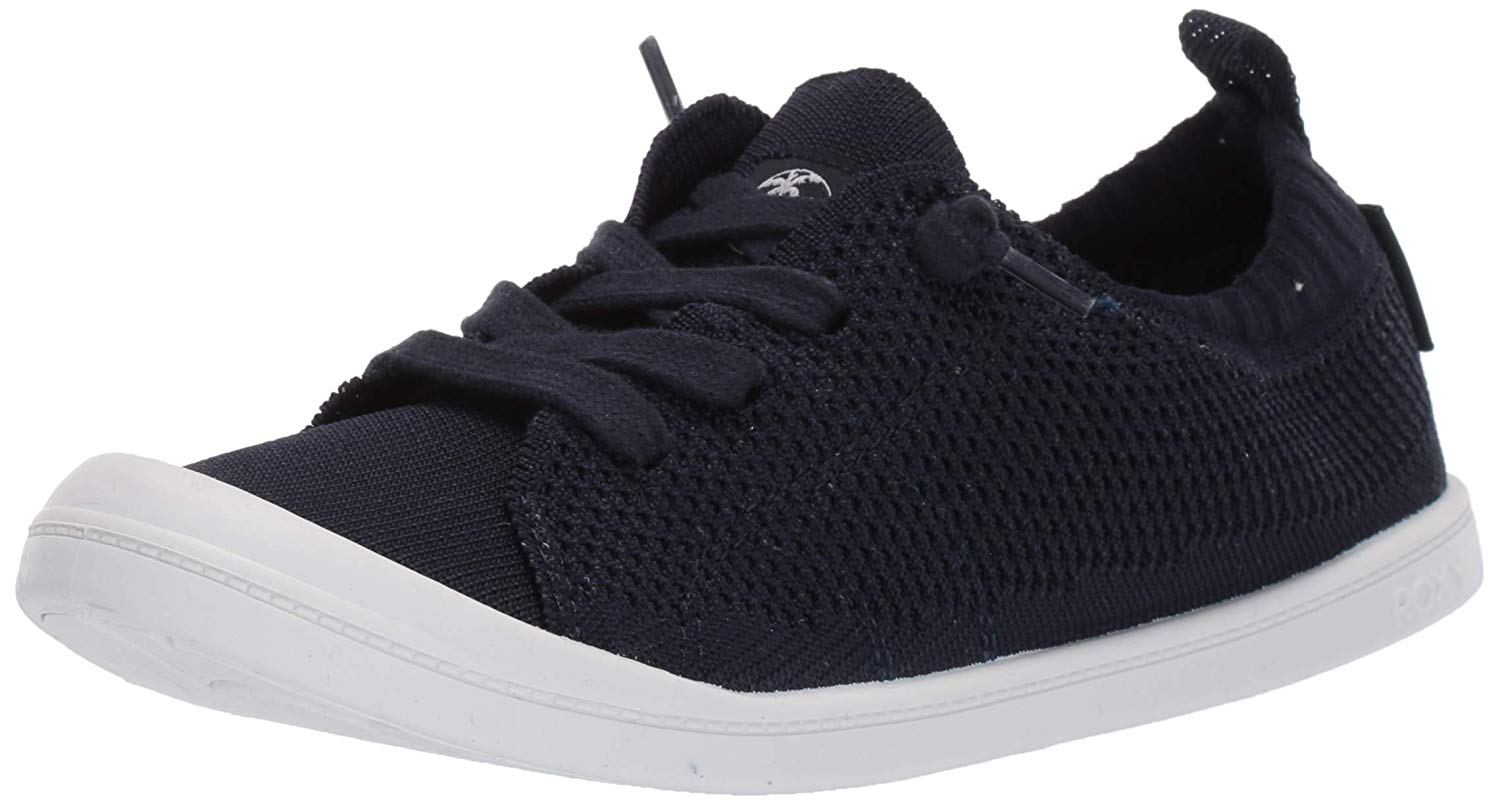 Roxy Women's Bayshore Knit Slip On Fashion Sneaker, Blue, Size 8.0 Thoz ...