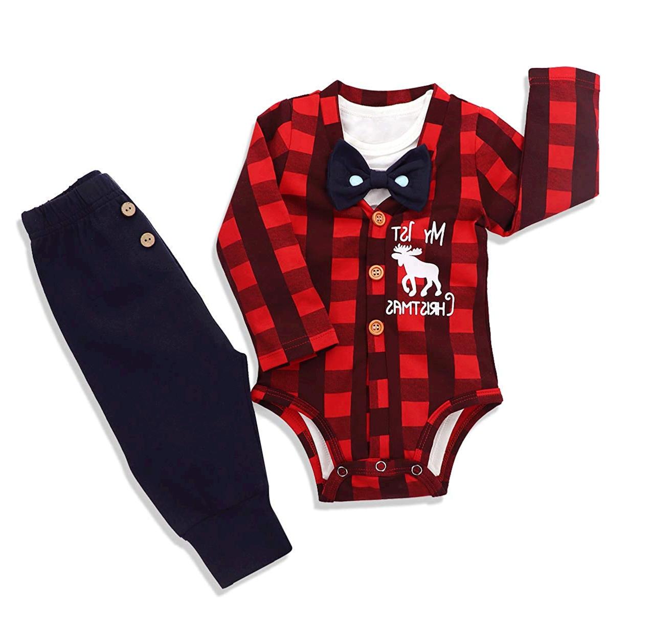 Adorable Baby Boy Christmas Outfits