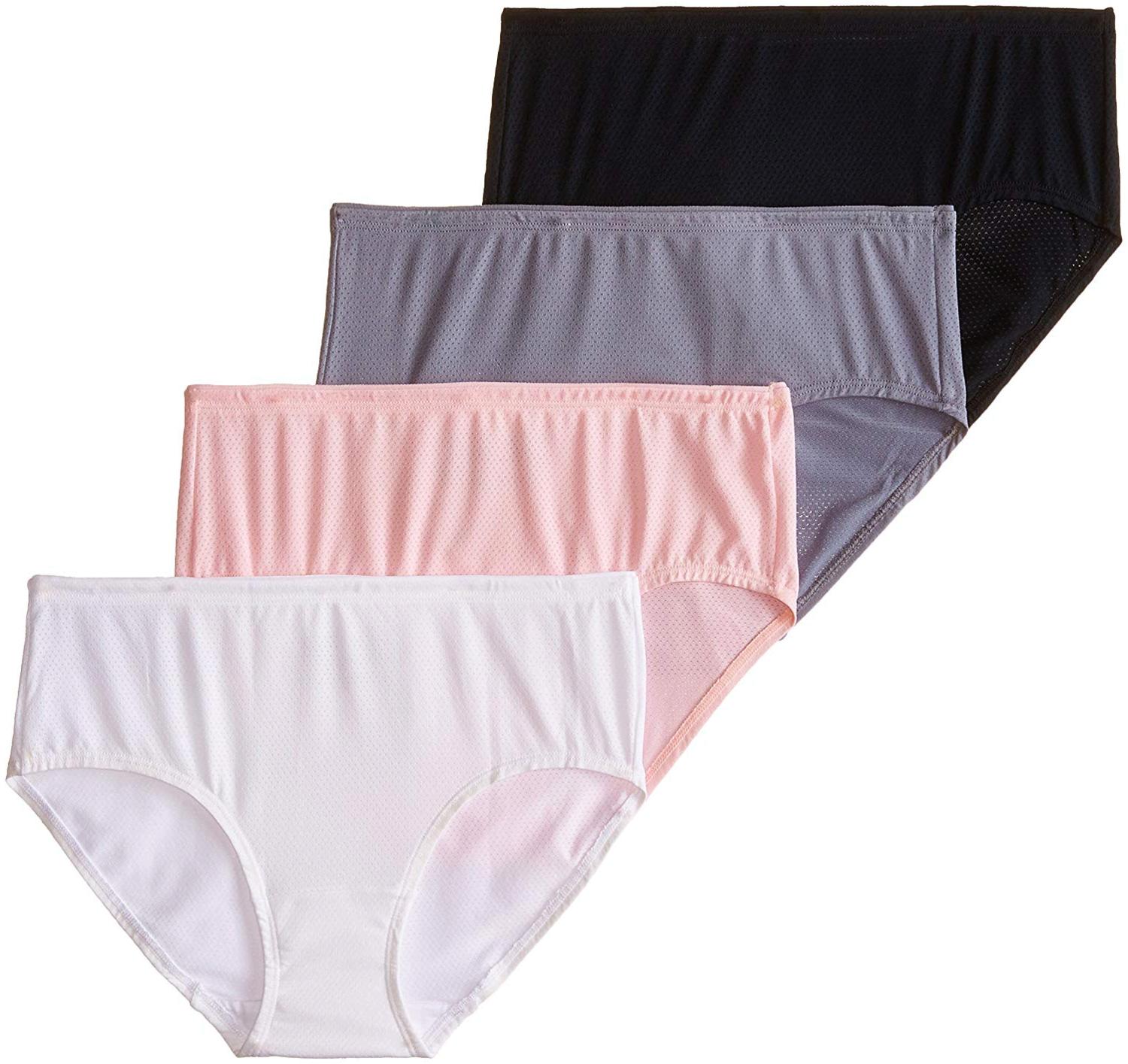 Fruit of the Loom Women's Underwear Breathable Panties, MultiColor ...