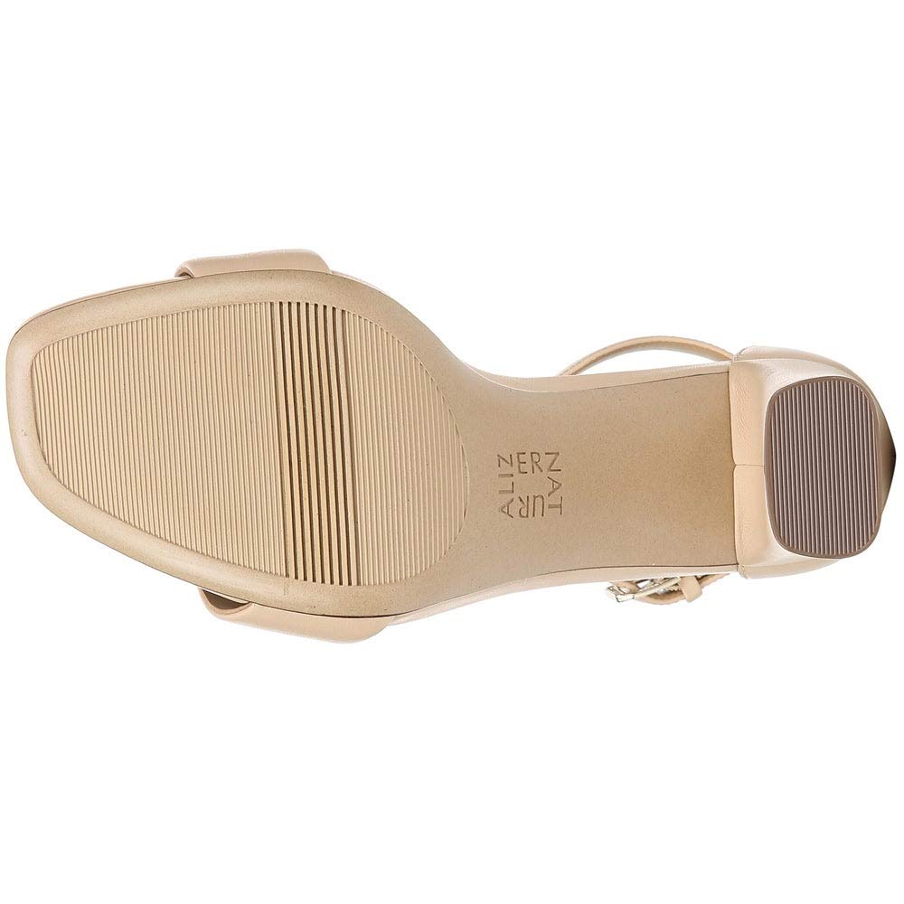 Naturalizer Women's Joy Heeled Sandal, Soft Nude Leather, Size 8.5 4yBG