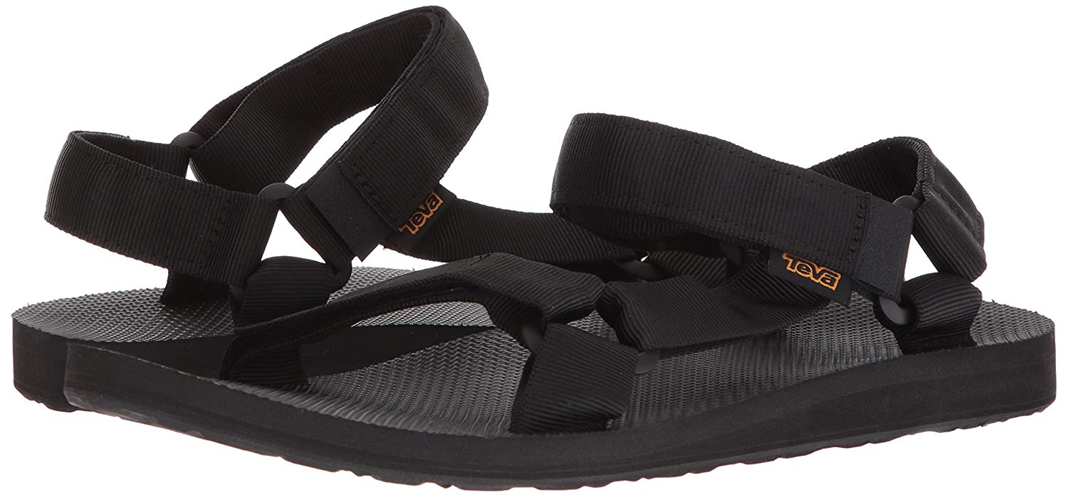 teva original universal urban tech sandals in black