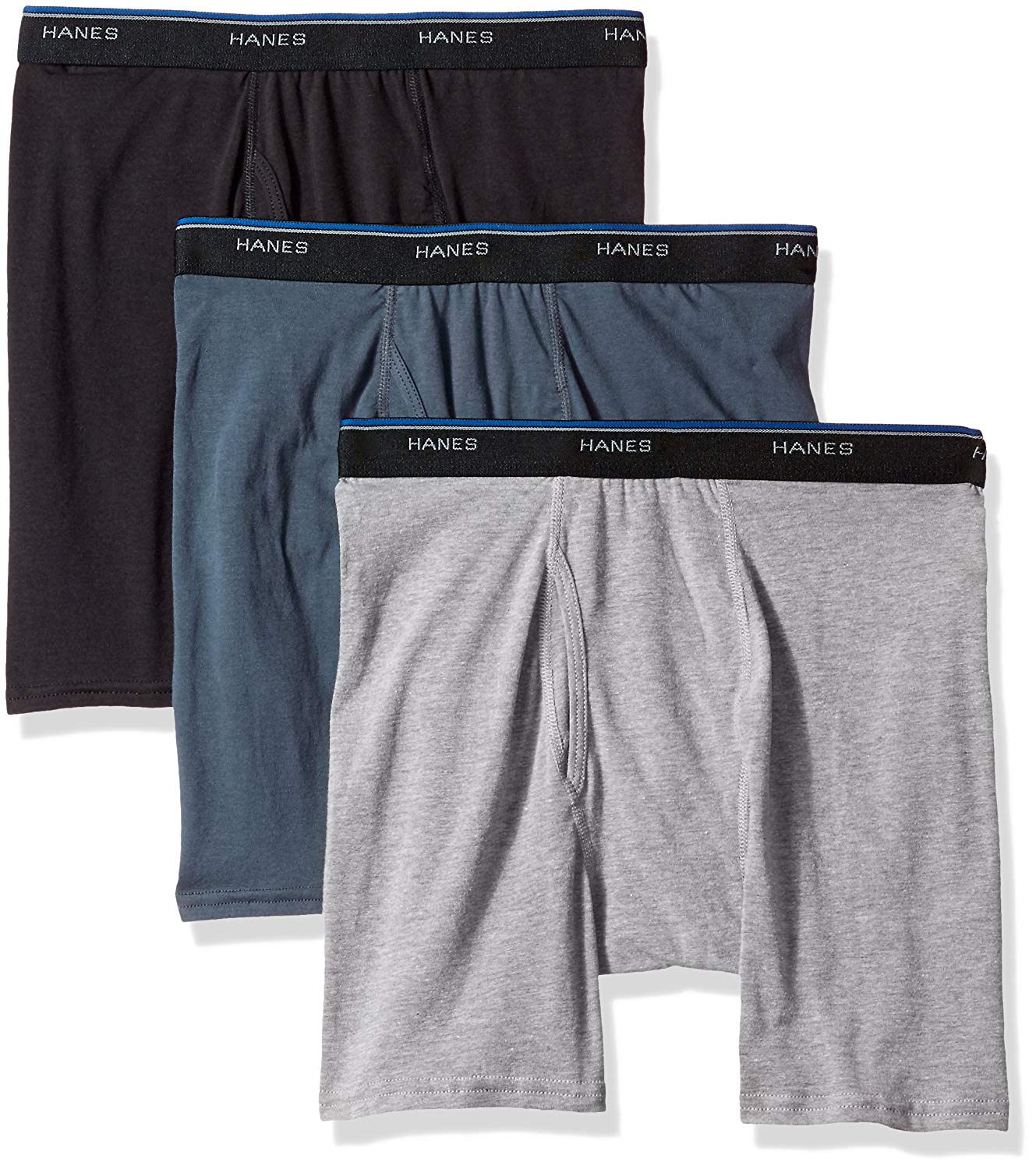 Hanes Men's 3Pack Comfortblend Boxer Briefs, Assorted,, Assorted, Size