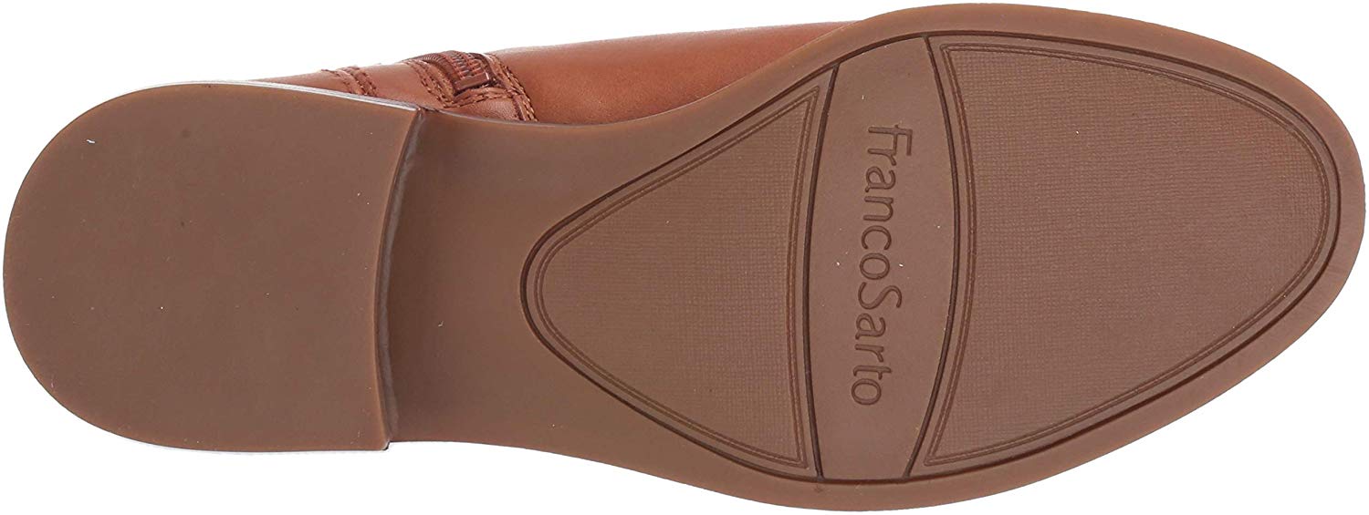 franco sarto halford ankle boot cognac