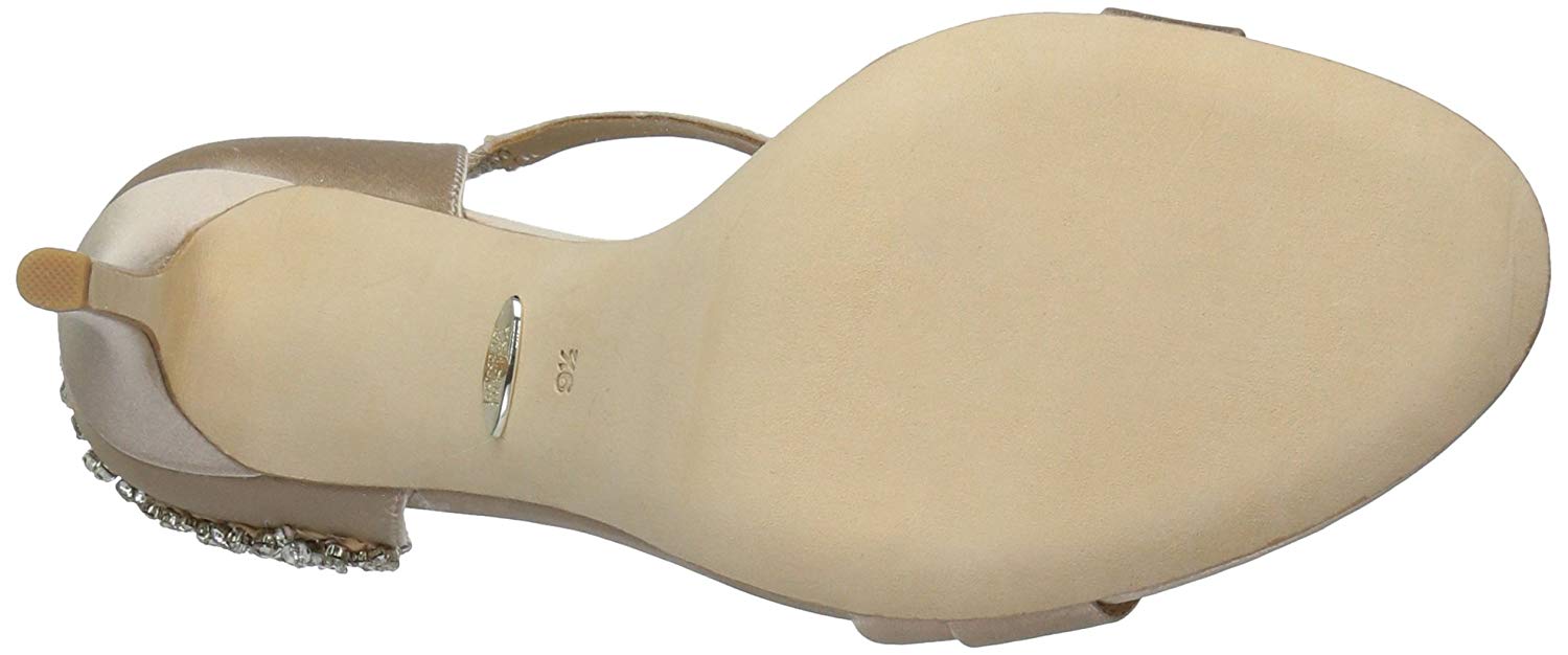 badgley mischka latte satin