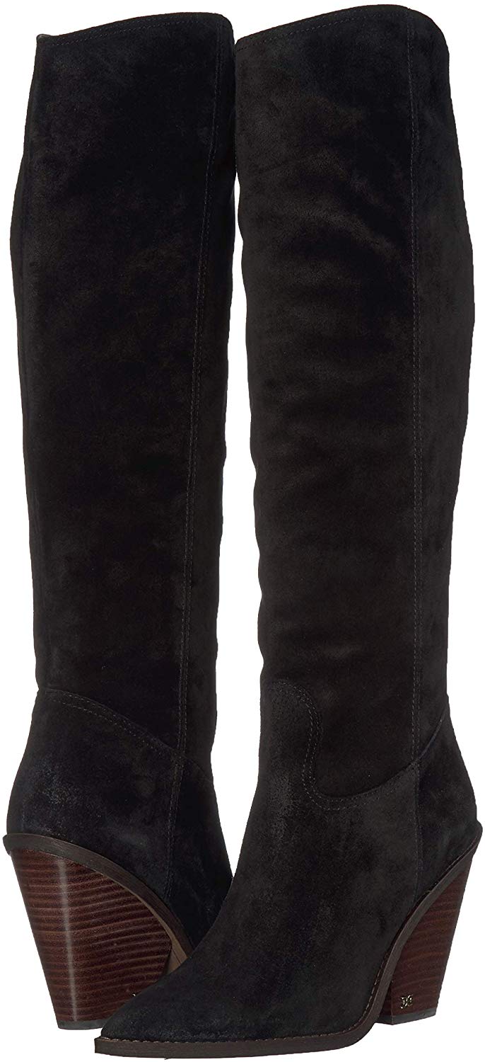 sam edelman thigh high suede boots