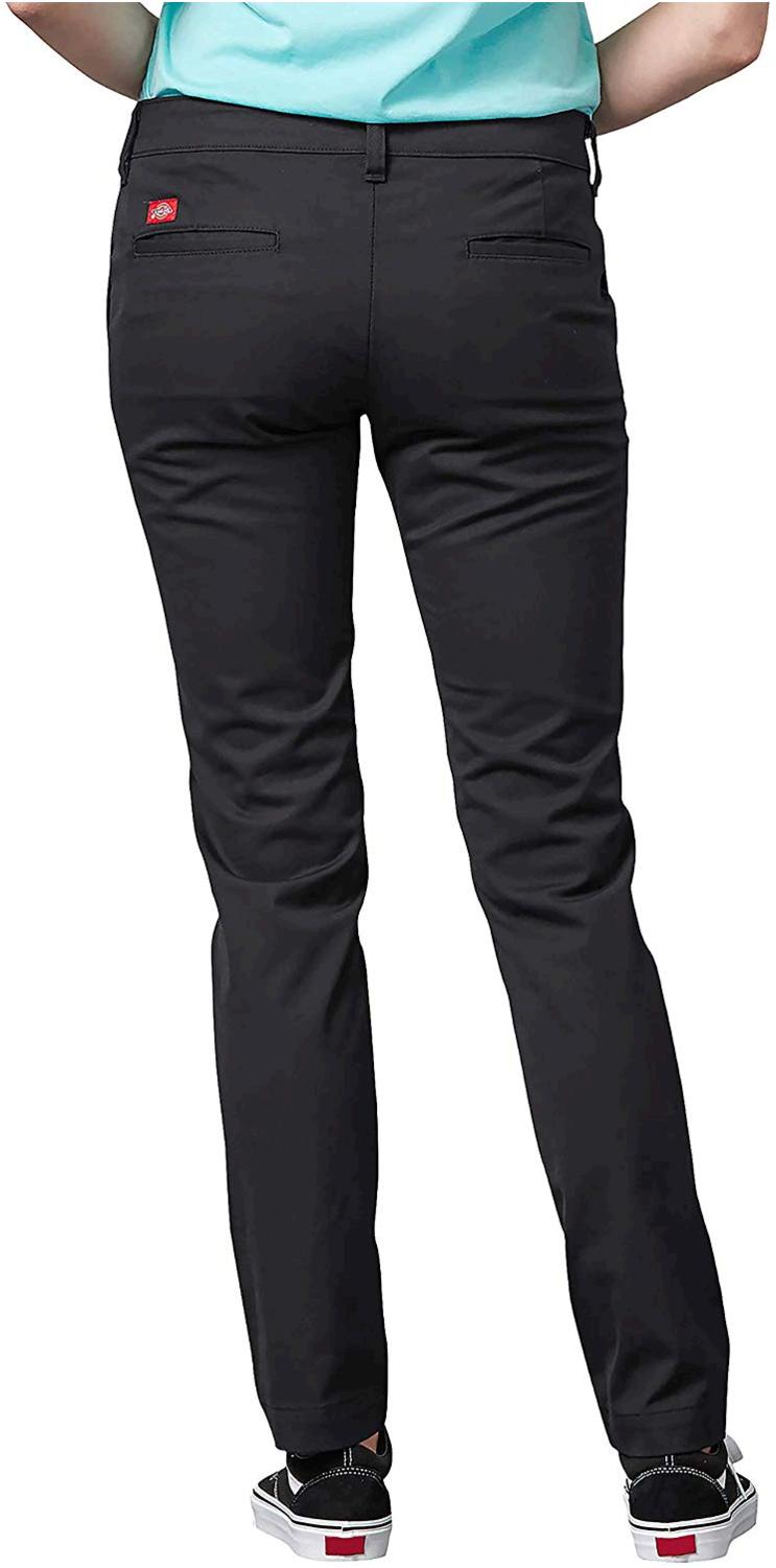 black twill pants women's